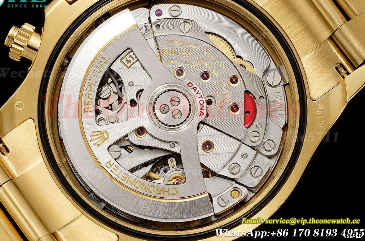 YG SH4131(Gain Daytona Blk Gold QF Weight) YG 126508 40mm 0207